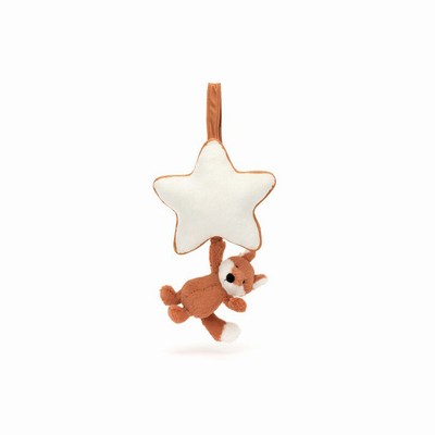 Jellycat Bashful Fox Cub Musical Pull New Zealand | SCUPW7051